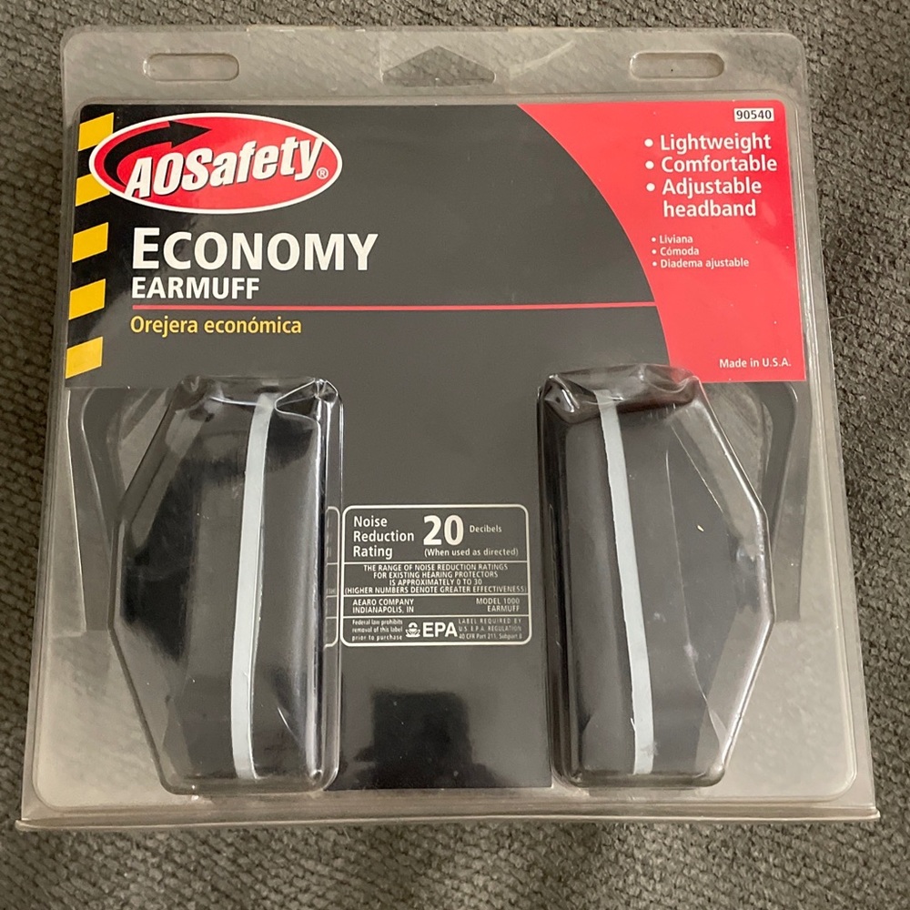 90540 Ear Protective Earmuff AOSaftey New